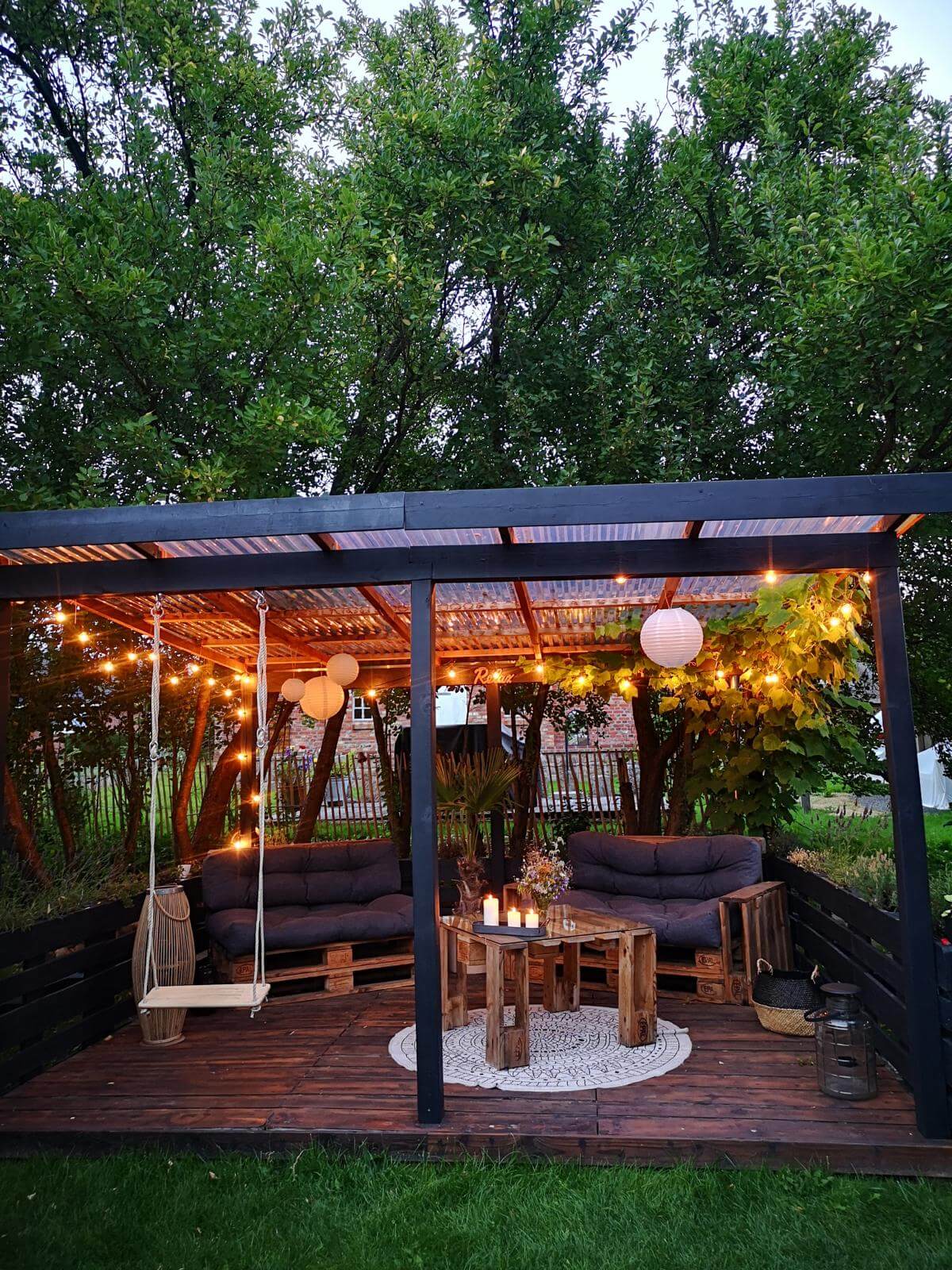 terrasse aus paletten bauen diy anleitungen