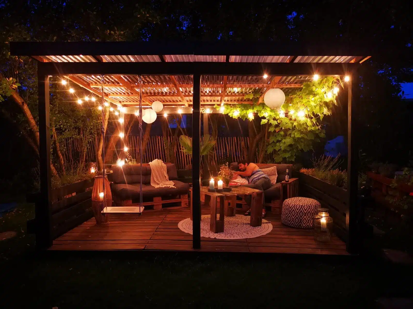 terrasse aus paletten bauen europaletten moebel