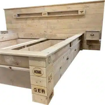 palettenbett bed bett aus paletten