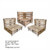 palettensofa palettenlounge set kombination