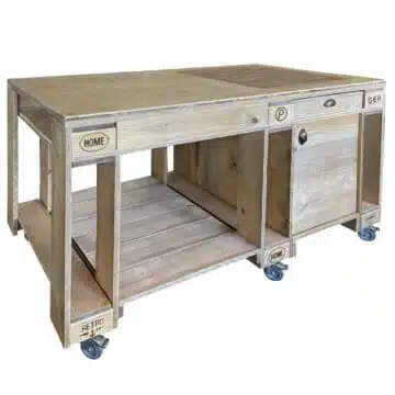 Kücheninsel aus Palettenholz Outdoor Küche Palettenmöbel
