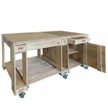 Kücheninsel aus Palettenholz Outdoor Küche Palettenmöbel