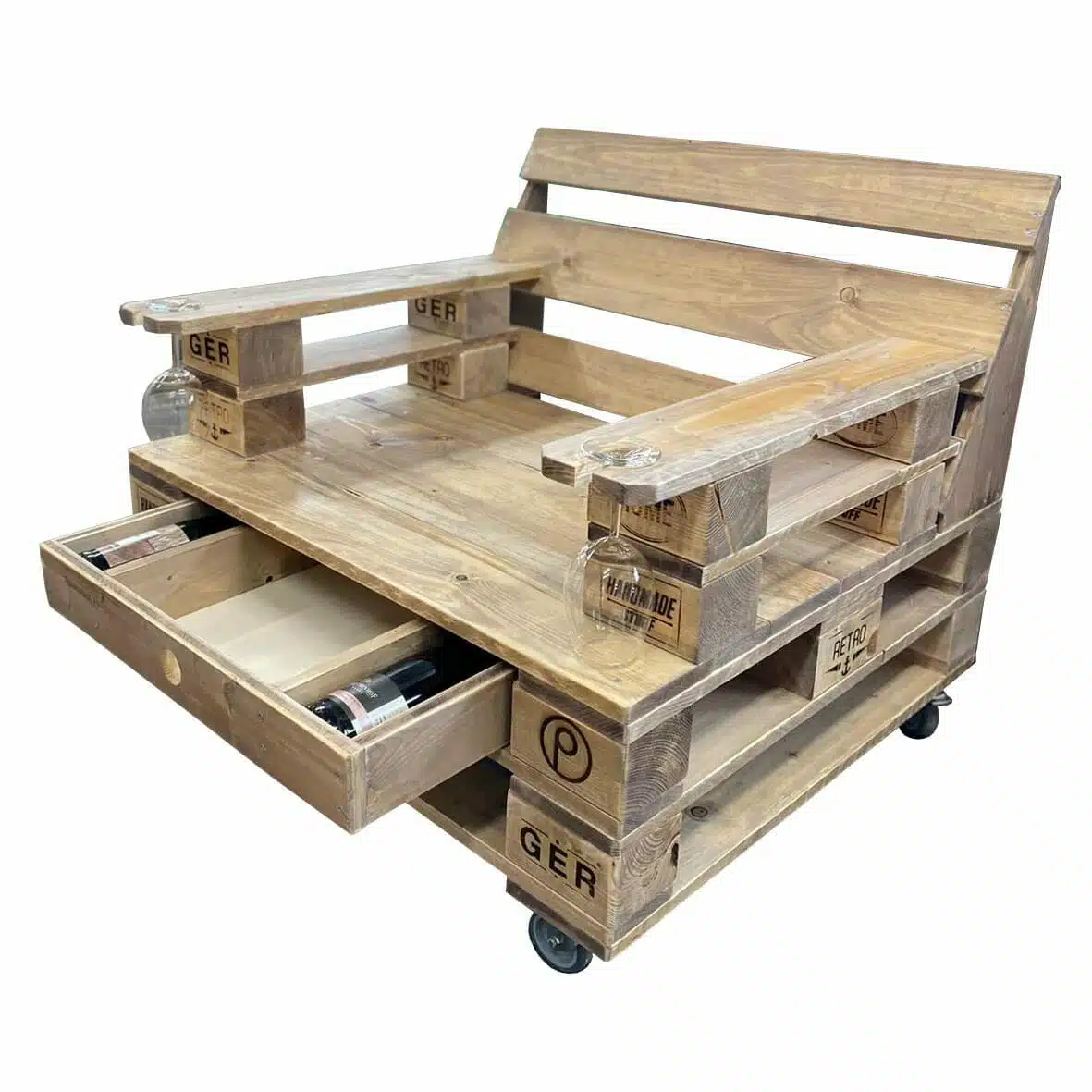 Lounge Paletten Sessel
