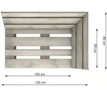 Palettenlounge Palettenmöbel Eckmodul