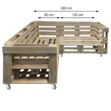 Palettenmöbel Lounge Kombination