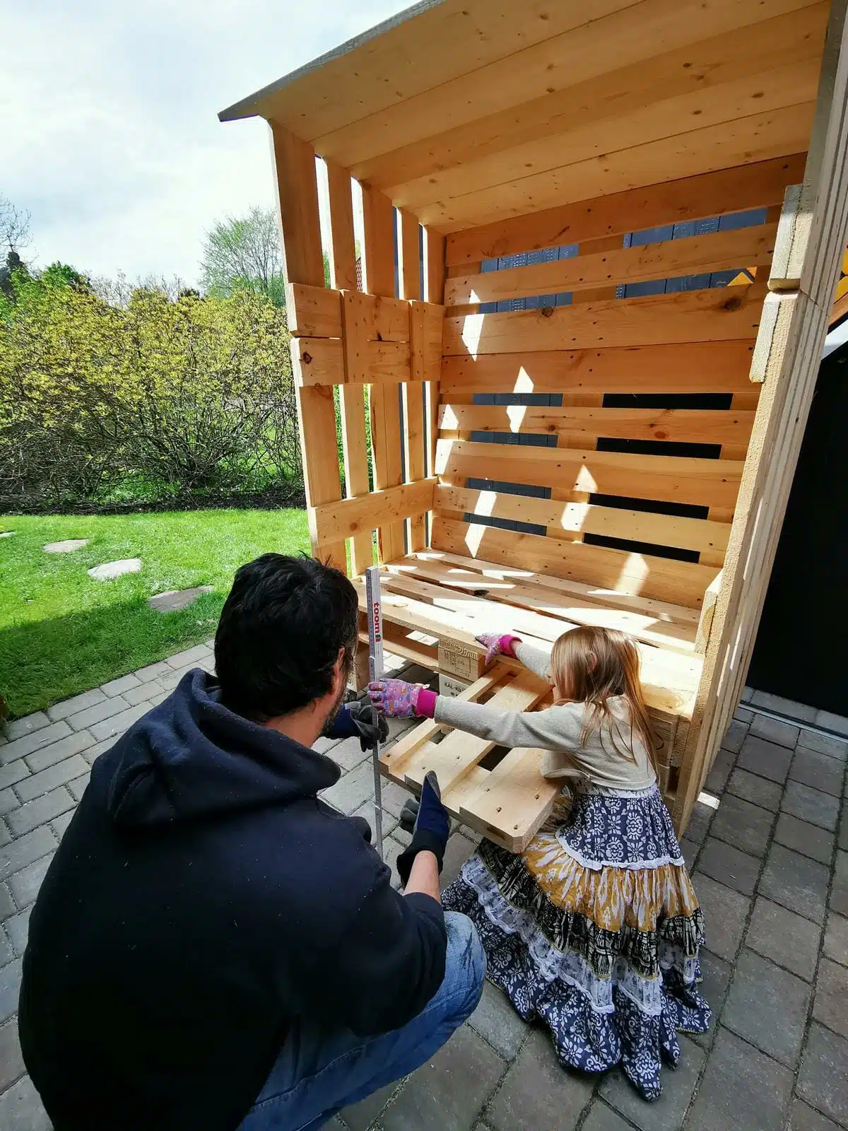 strandkorb aus paletten selber bauen diy anleitung