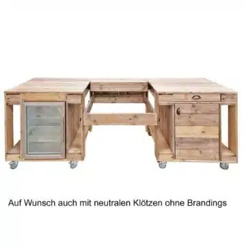 Grillstation aus Palettenholz