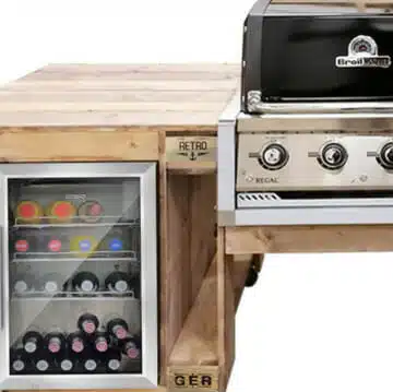 Grillstation aus Palettenholz