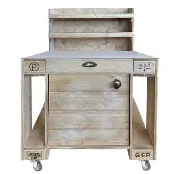 Paletten Grilltisch