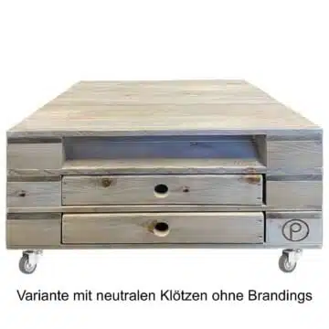 Tisch im Palettenlook