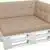 beige palettenkissen outdoor set palettenmoebel