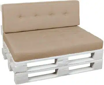 beige palettenmoebel polster outdoor set