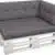 grau paletten polster auflagen set outdoor