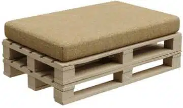 paletten sitzkissen honig farbe