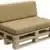 set outdoor lounge sofa polster honig
