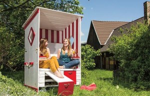 Palettenmöbel Ideen- Strandkorb bauen