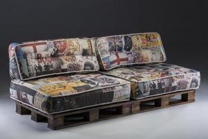 Palettensofa selber bauen Ideen- Sofa